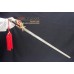 Espada tradicional semi rígida com o detalhe do guerreiro